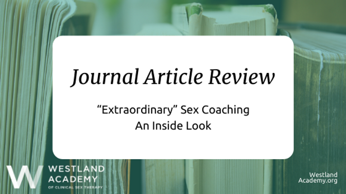 “Amazing” Intercourse Coaching, An Inside of Seem