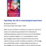 Data Infant Is a single of the Up coming Massive Strategy Club’s November 2023 Have to-Read Guides — SUSANNAH BRESLIN