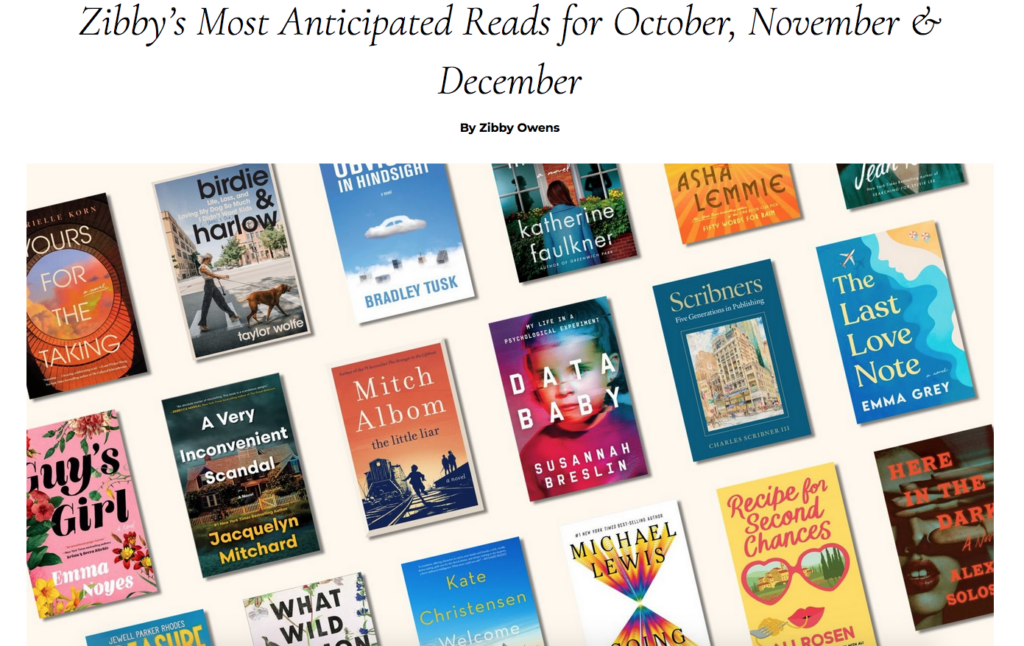 Info Infant Is One particular of Zibby’s Most Anticipated Reads for October, November & December — SUSANNAH BRESLIN