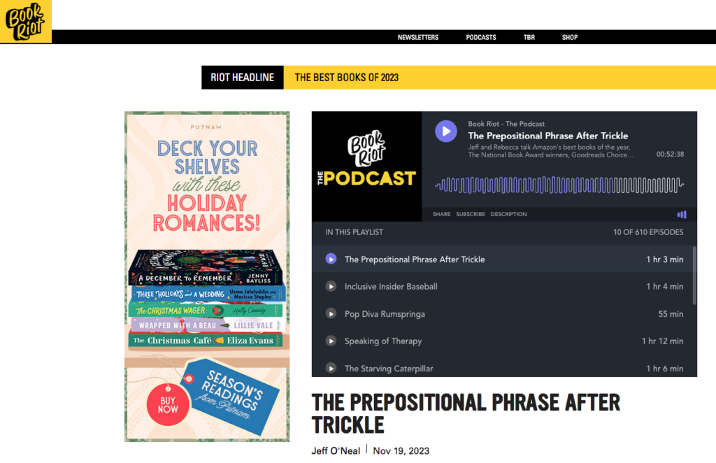 Facts Newborn Featured on The Ebook Riot Podcast — SUSANNAH BRESLIN