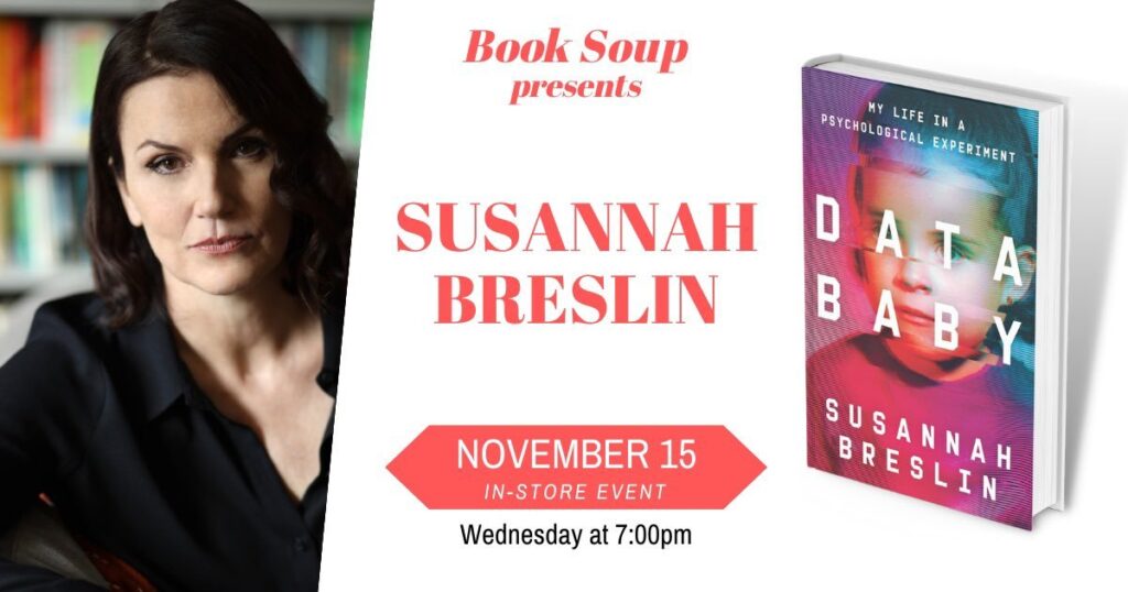Arrive to My Information Baby Looking through at E book Soup — SUSANNAH BRESLIN